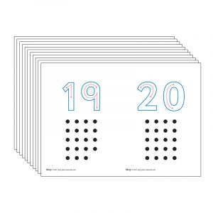 Number formation and counting sheet - Numbers 1-20