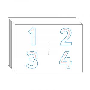 Simple Number Formation Cards Quad 0-11