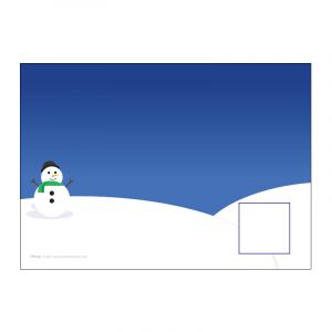 Snowman Counting Mat